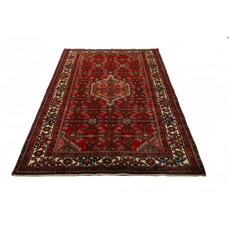 Tappeto Hamadan Persia marrone 136x207