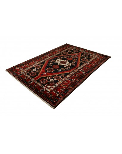 Tappeto Hamadan Persia blu giallo 152x216