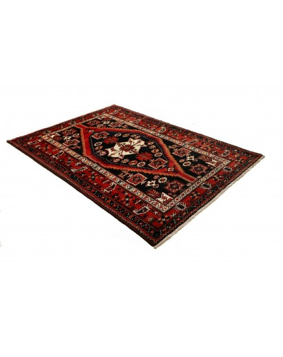 Tappeto Hamadan Persia blu giallo 152x216