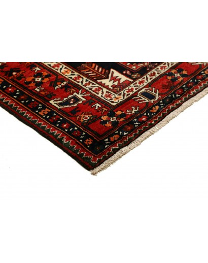 Tappeto Hamadan Persia blu giallo 152x216