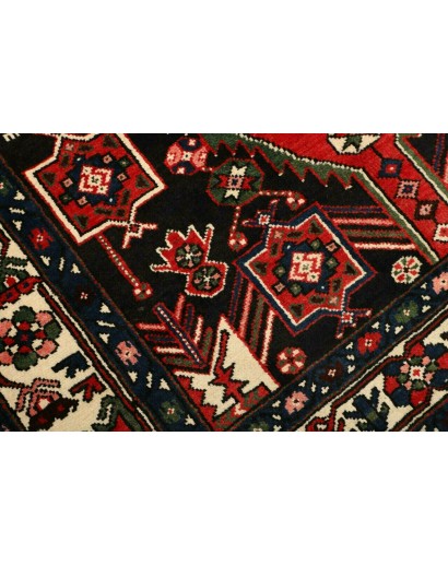 Tappeto Hamadan Persia marrone giallo 138x203