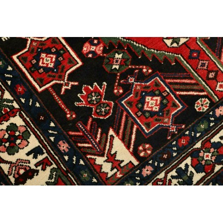 Tappeto Hamadan Persia marrone giallo 138x203