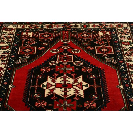 Tappeto Hamadan Persia marrone giallo 138x203
