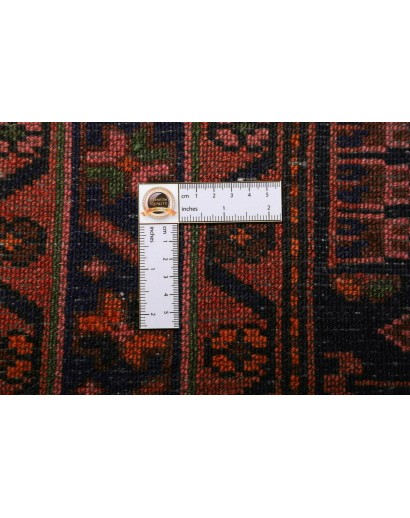 Tappeto Hamadan Persia blu rosso 143x200