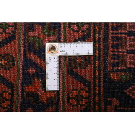 Tappeto Hamadan Persia blu rosso 143x200