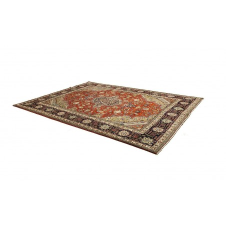 Tappeto Tabriz Persia marrone giallo 250x340