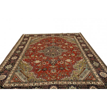 Tappeto Tabriz Persia marrone giallo 250x340