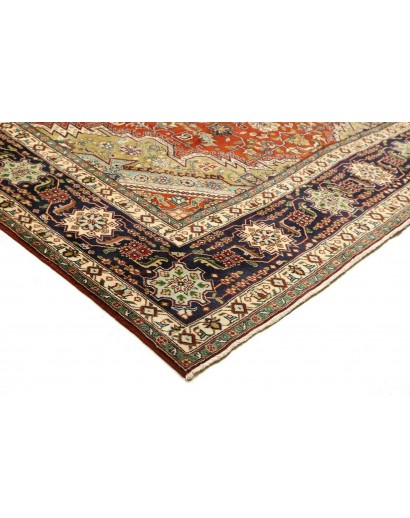 Tappeto Tabriz Persia marrone giallo 250x340