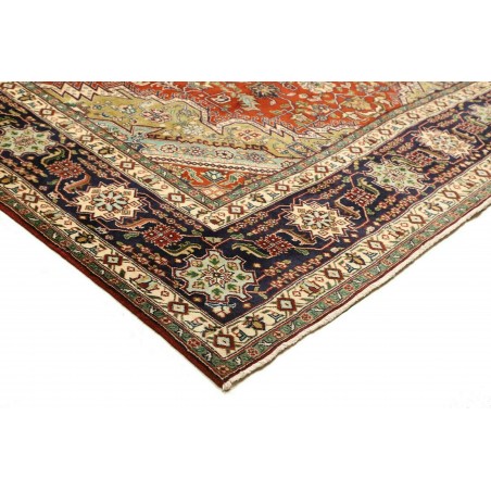 Tappeto Tabriz Persia marrone giallo 250x340