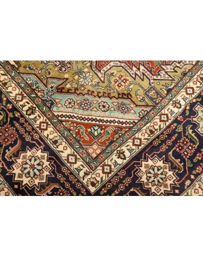 Tappeto Tabriz Persia marrone giallo 250x340