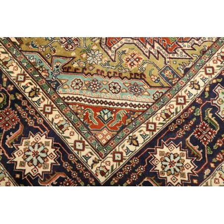 Tappeto Tabriz Persia marrone giallo 250x340