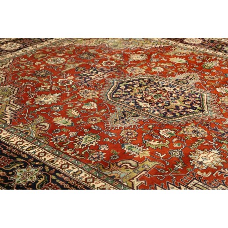 Tappeto Tabriz Persia marrone giallo 250x340