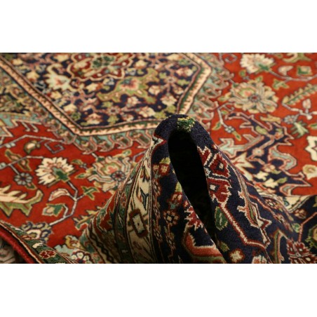 Tappeto Tabriz Persia marrone giallo 250x340
