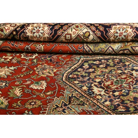 Tappeto Tabriz Persia marrone giallo 250x340