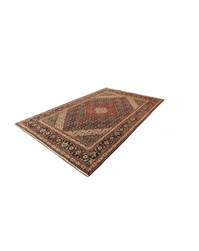 Tappeto Tabriz Persia marrone giallo 200x303
