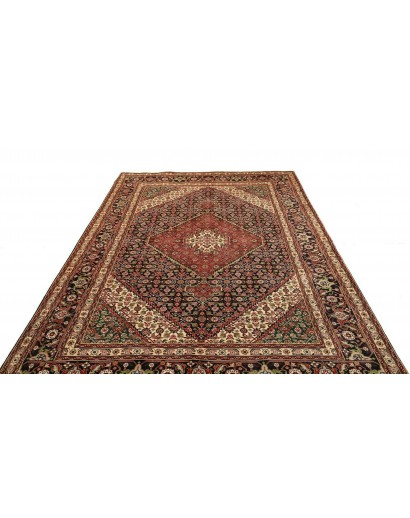 Tappeto Tabriz Persia marrone giallo 200x303