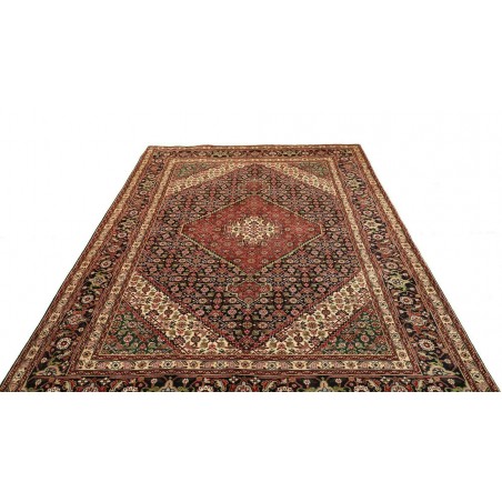 Tappeto Tabriz Persia marrone giallo 200x303