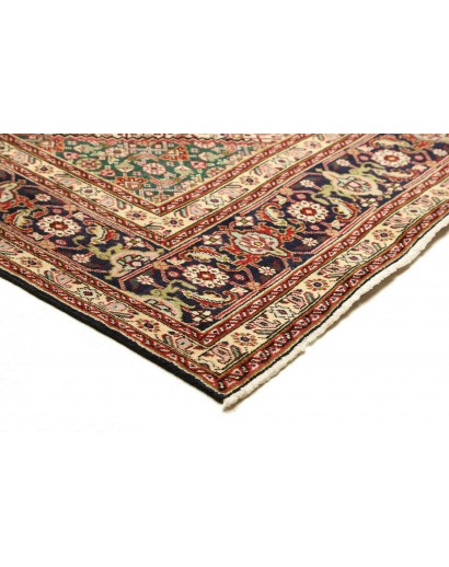 Tappeto Tabriz Persia marrone giallo 200x303