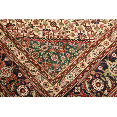 Tappeto Tabriz Persia marrone giallo 200x303