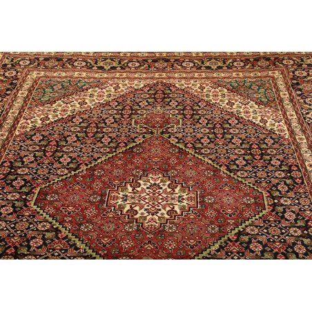 Tappeto Tabriz Persia marrone giallo 200x303
