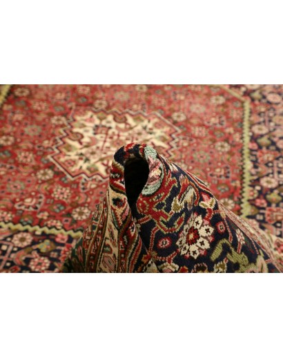 Tappeto Tabriz Persia marrone giallo 200x303