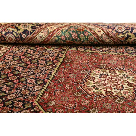 Tappeto Tabriz Persia marrone giallo 200x303