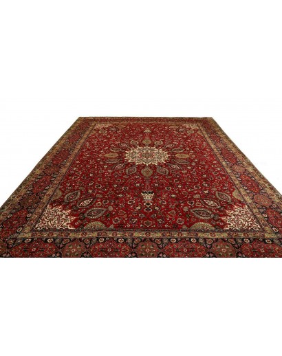 Tappeto Tabriz Persia marrone 302x390