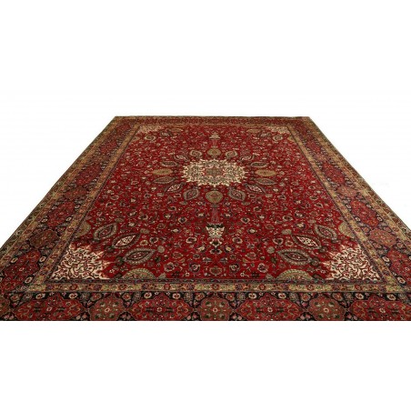 Tappeto Tabriz Persia marrone 302x390