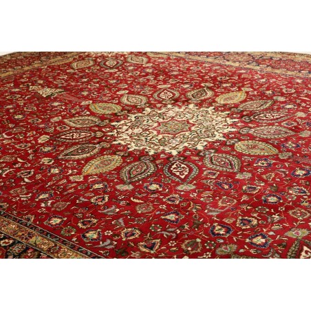 Tappeto Tabriz Persia marrone 302x390