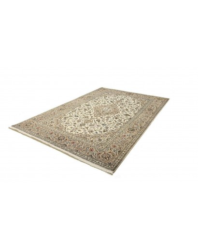 Tappeto Kashan Persia beige verde 195x293