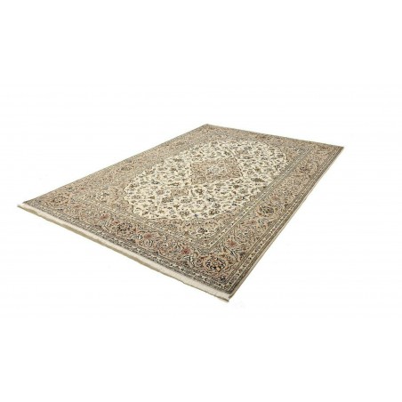 Tappeto Kashan Persia beige verde 195x293