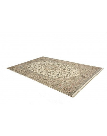 Tappeto Kashan Persia beige verde 195x293