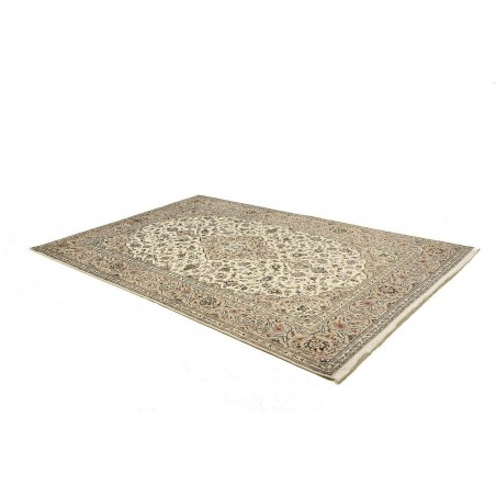 Tappeto Kashan Persia beige verde 195x293