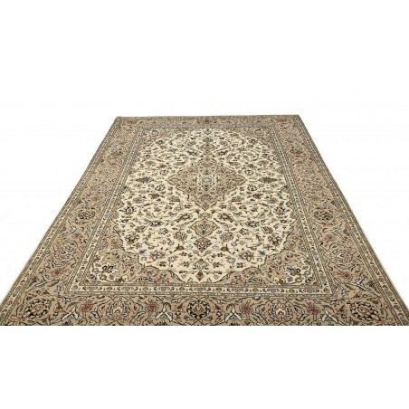 Tappeto Kashan Persia beige verde 195x293
