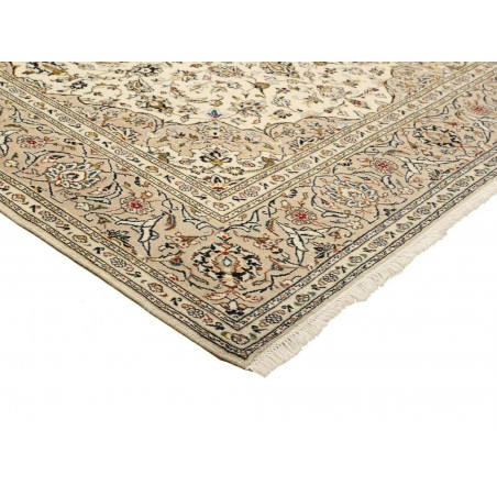 Tappeto Kashan Persia beige verde 195x293