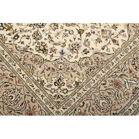 Tappeto Kashan Persia beige verde 195x293
