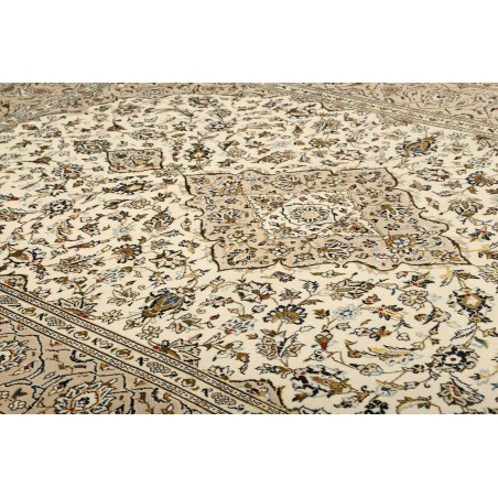 Tappeto Kashan Persia beige verde 195x293