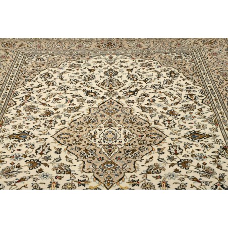 Tappeto Kashan Persia beige verde 195x293