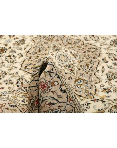 Tappeto Kashan Persia beige verde 195x293