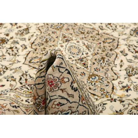 Tappeto Kashan Persia beige verde 195x293