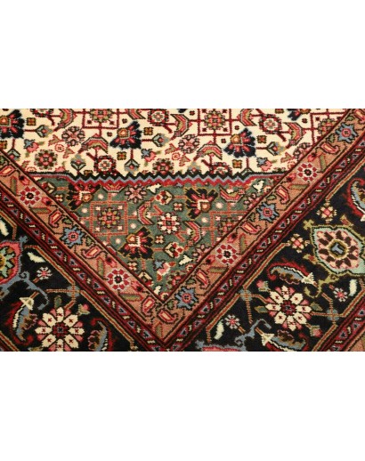 Tappeto Tabriz Persia grigio marrone 200x308