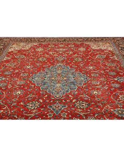 Tappeto Sarough Persia marrone blu 280x365
