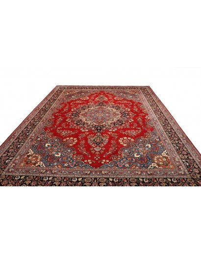 Tappeto Sabzevar Persia marrone grigio 290x390