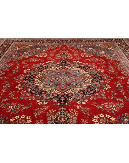 Tappeto Sabzevar Persia marrone grigio 290x390