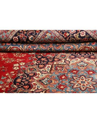 Tappeto Sabzevar Persia marrone grigio 290x390