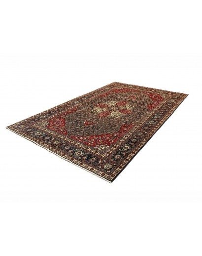Tappeto Tabriz Persia grigio rosso 200x305