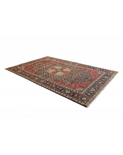Tappeto Tabriz Persia grigio rosso 200x305