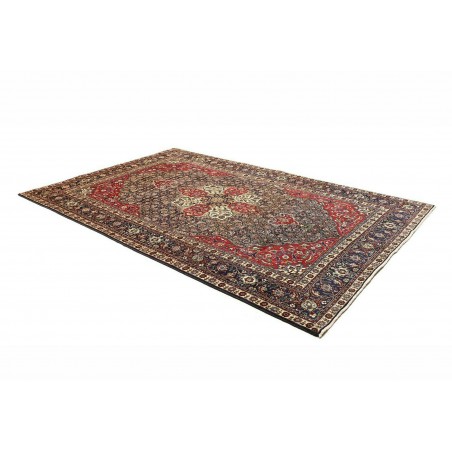 Tappeto Tabriz Persia grigio rosso 200x305