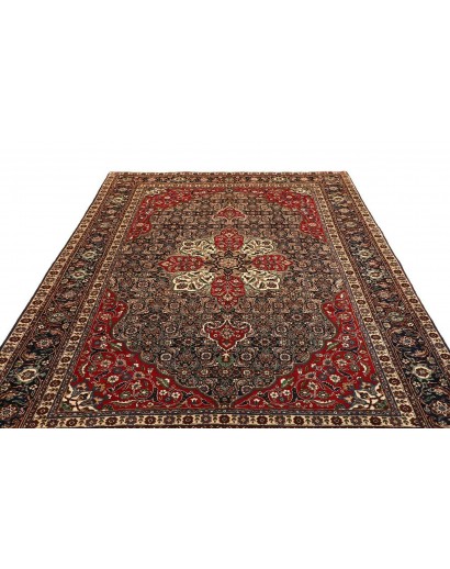 Tappeto Tabriz Persia grigio rosso 200x305