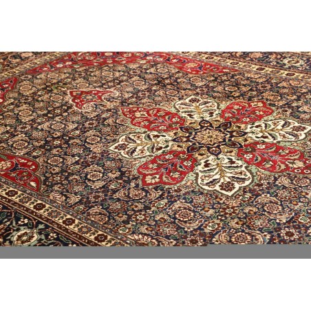 Tappeto Tabriz Persia grigio rosso 200x305